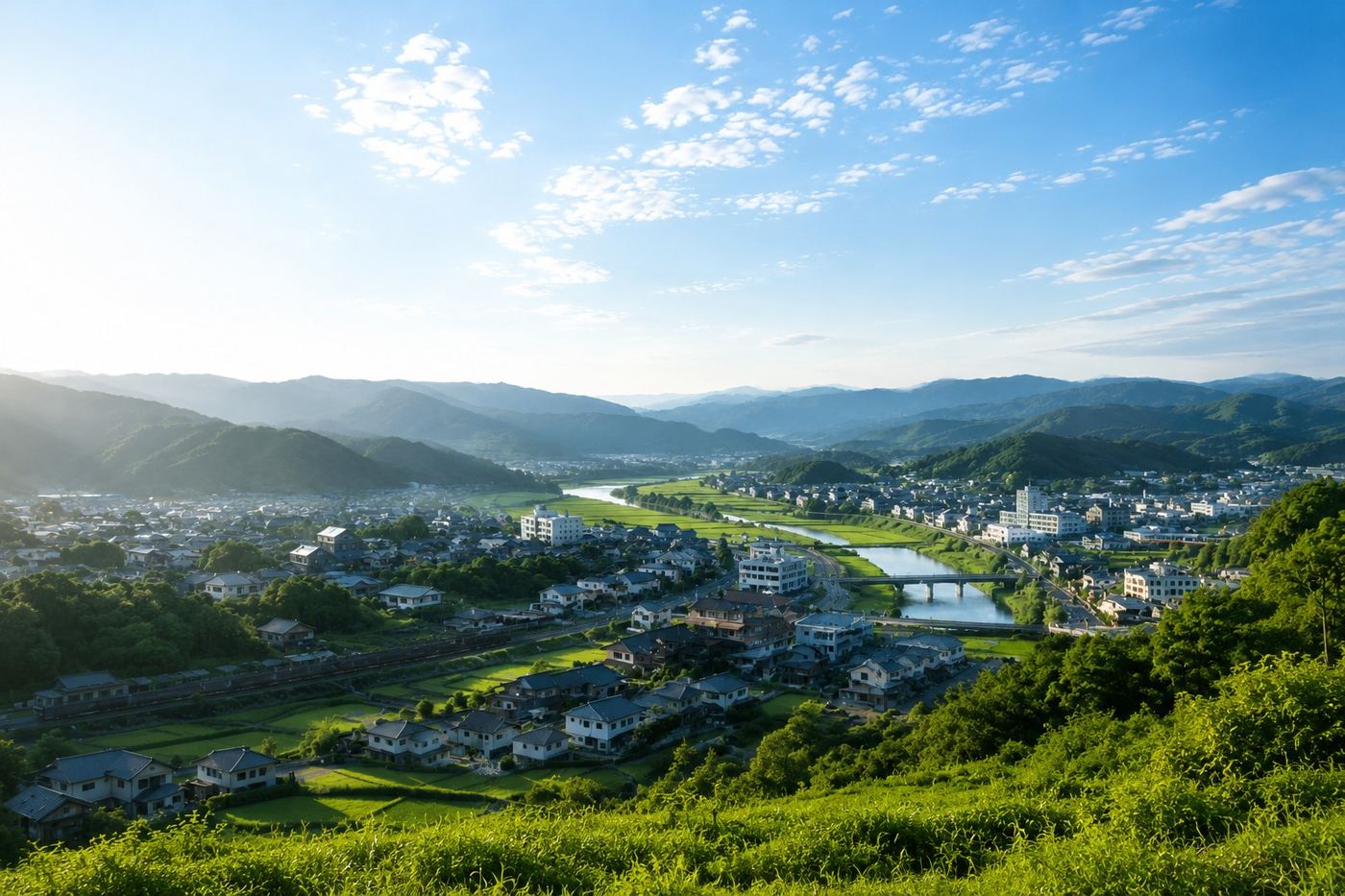 ビジネス街の風景